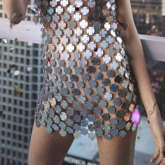 See Through Mini Dress