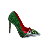 Diamante Glitter High Heel Pumps
