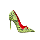 Printed High Heel Pumps