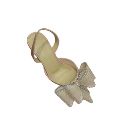 Diamante Kitten Heel Sandals