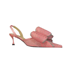 Diamante Kitten Heel Sandals