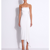 Asymmetric Hem Tube Evening Dress Gown