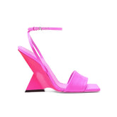 Ankle Strap Wedged Heel Sandals