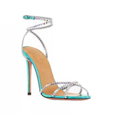 Sequinned High Heel Sandals