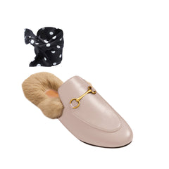 Basic Flat Scarf Slides Slippers