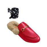 Basic Flat Scarf Slides Slippers