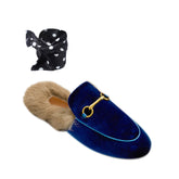 Basic Flat Scarf Slides Slippers