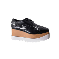 Star Lace Up Oxfords Platform Sneakers