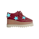 Star Lace Up Oxfords Platform Sneakers