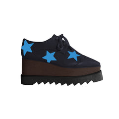 Star Lace Up Oxfords Platform Sneakers