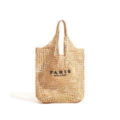 Letter Espadrilles Tote Bag