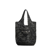 Letter Espadrilles Tote Bag