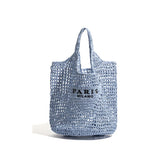 Letter Espadrilles Tote Bag