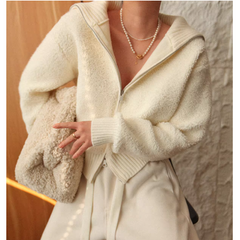 Zip Knitwear Cardigan