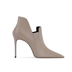 Leather Ankle Boots - 8cm