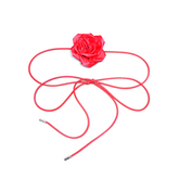 Flower Lace Up Girdle Belt