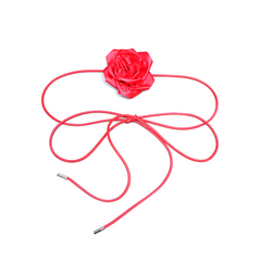 Flower Lace Up Girdle Belt