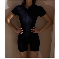 Yoga Pilates Short Sleeved Fitted Bodysuit Activew