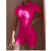 Yoga Pilates Short Sleeved Fitted Bodysuit Activew