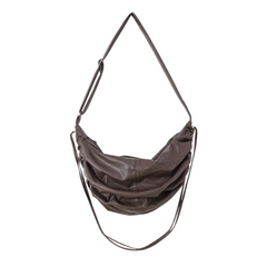 Leather Oversized Cross Body Bag