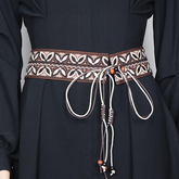 Flower Detailed Girdle Belt