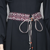 Flower Detailed Girdle Belt