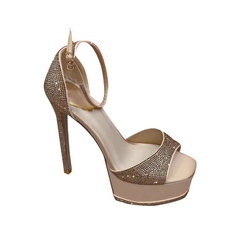 Diamante High Heel Platform Sandals