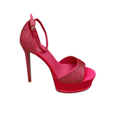 Diamante High Heel Platform Sandals