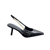 Ankle Strap Mid Heel Sandals