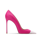 Bi-Color High Heel Pumps - 10cm