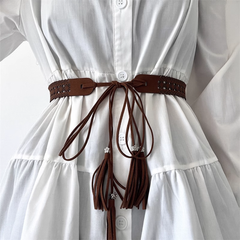 Tassels Lace Up Girdle Belt