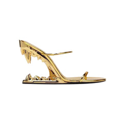 Sculptured Wedged Heel Sandals