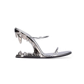 Sculptured Wedged Heel Sandals