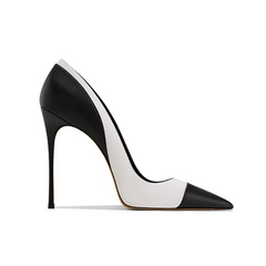 Bi-Color High Heel Pumps - 10cm