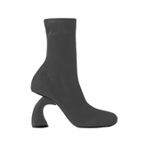 Metal Heel Ankle Boots
