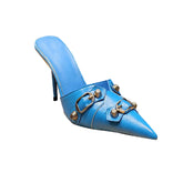 Studded Mules Sandals - 9cm