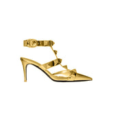 Studded Mid Heel Sandals