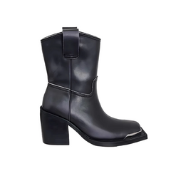 Block Heel Ankle Boots