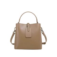 Buckled Bucket Bag