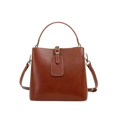 Buckled Bucket Bag