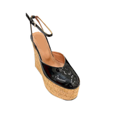 Ankle Strap Platform Wedged Heel Sandals