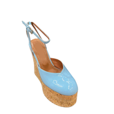 Ankle Strap Platform Wedged Heel Sandals