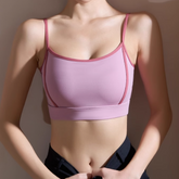 Yoga Pilates Bi-Color Fitted Sports Bra