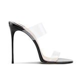 PVC Mules Sandals - 10cm