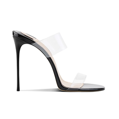 PVC Mules Sandals - 10cm