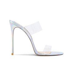 PVC Mules Sandals - 10cm