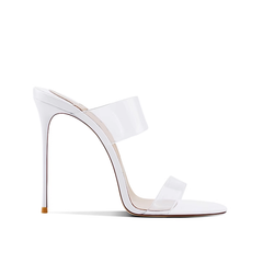 PVC Mules Sandals - 10cm