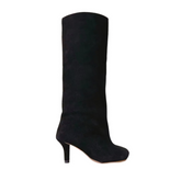 Suede Knee High Boots