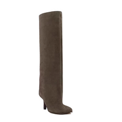 Suede Knee High Boots