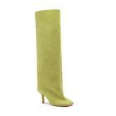 Suede Knee High Boots